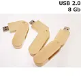 Флешка деревянная 8 Gb USB 2.0