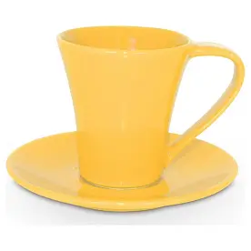 Чашка керамическая Flores S с блюдцем 200 мл