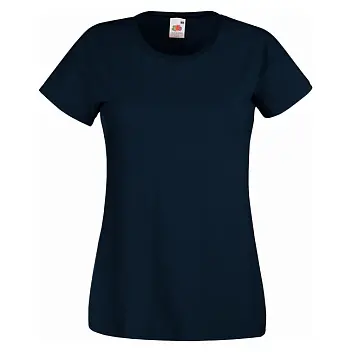 Футболка жіноча 'Fruit of the Loom' 'Ladies Valueweight T' Темно-синий 5702-11