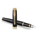 Ручка пір'яна 'Parker' IM 17 Black GT FP F