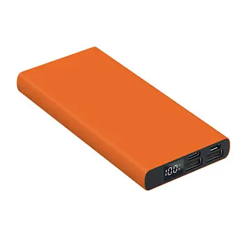 Універсальна мобільна батарея Powerbank 'Model A' matt 10000 mAh Оранжевый Черный 5482-56
