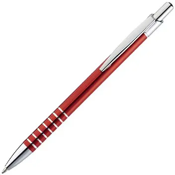 Ручка металлическая Серебристый Красный 4697-05