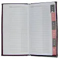 Алфавитная книга A5 'Brisk' ЗВ-47 'SARIF' красно-коричневый