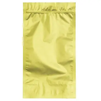 Дой-пак 210х380 zip-замок (1000г кофе) Золотистый 12823-05