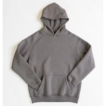 Худи реглан утепленный 'Kufaika' 'Unisex warm' Серый 15526-02