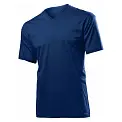 Футболка 'Stedman' 'Classic V-neck Men' Navy Blue