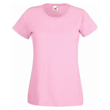 Футболка жіноча 'Fruit of the Loom' 'Ladies Valueweight T' Розовый 5702-08