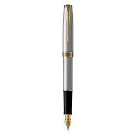 Ручка пір'яна 'Parker' SONNET 17 Stainless Steel GT FP F