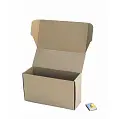 Коробка картонная Самосборная 255х95х145 мм бурая