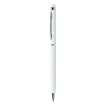 Ручка стилус металлическая 'VIVA PENS' 'KENO' Белый Серебристый 11764-06