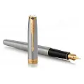 Ручка пір'яна 'Parker' SONNET 17 Stainless Steel GT FP F