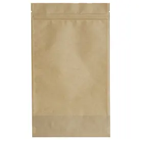 Дой-пак 140х240х45 крафт zip-замок (250г кофе)