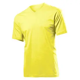 Футболка 'Stedman' 'Classic V-neck Men' Yellow