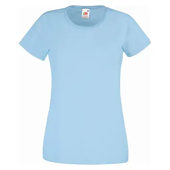 Футболка жіноча 'Fruit of the Loom' 'Ladies Valueweight T' Голубой 5702-13