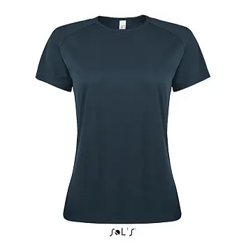 Футболка женская с круглым воротом SOL'S SPORTY WOMEN Темно-зеленый 10221-06