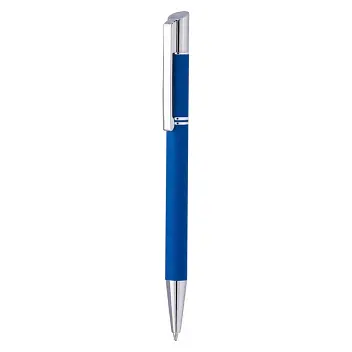 Ручка металлическая 'VIVA PENS' 'TESS LUX' Серебристый Темно-синий 8633-03