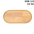 Флешка 'Lite Wood' дерев'яна 16 Gb USB 2.0
