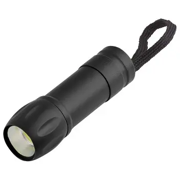 Фонарик 'Keira' пластиковый COB-LED Черный 15627-01