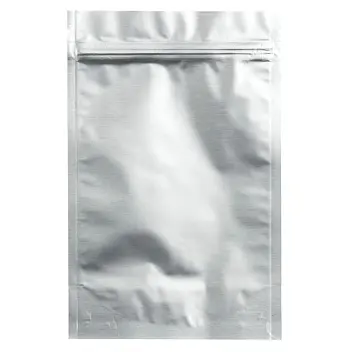 Дой-пак 130х200х35 zip-замок (150г кофе) Серебристый 12799-04