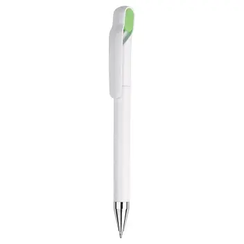 Ручка 'ARIGINO' 'Optima White' пластиковая Зеленый Белый Серебристый 1705-03