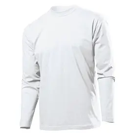 Футболка 'Stedman' 'Classic Long Sleeve Men' White