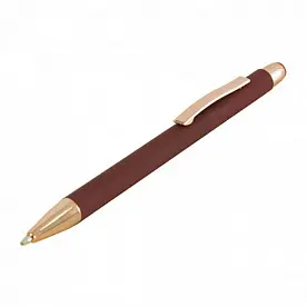 Ручка металева 'GLORIA' soft-touch дзеркальний лого