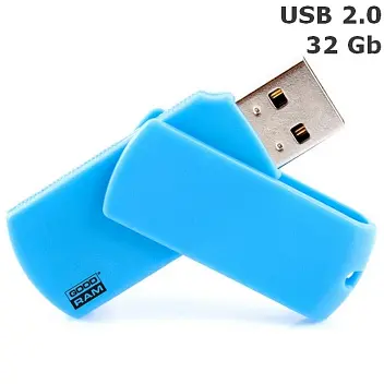 Флешка 'GoodRAM' 'COLOUR' 32 Gb USB 2.0 блакитна Голубой 6325-05