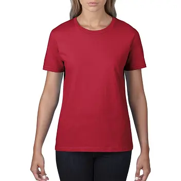Футболка жіноча 'Gildan' 'Premium Cotton 185' Красный 8774-07