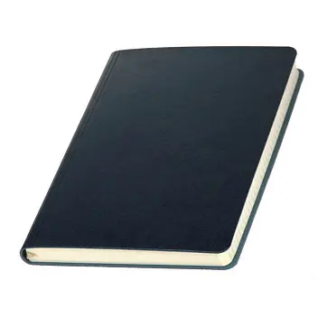 Записная книжка A5 кремовый блок в линейку Темно-синий 3645-02