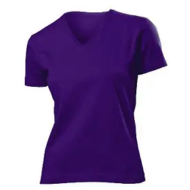 Футболка 'Stedman' 'Classic V-neck Women' Deep Berry