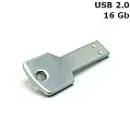 Флешка Ключ металева 16 Gb USB 2.0