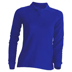 Футболка Поло 'JHK' 'POLO REGULAR LADY LS' ROYAL BLUE