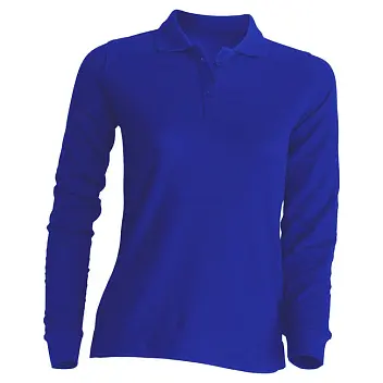 Футболка Поло 'JHK' 'POLO REGULAR LADY LS' ROYAL BLUE Синий 1602-03