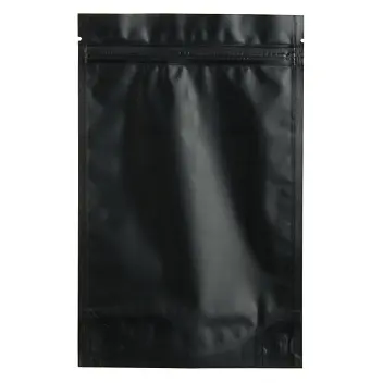 Дой-пак 130х200х35 zip-замок (150г кофе) Черный 12799-02