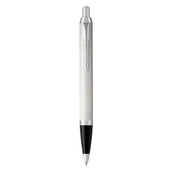Ручка кулькова 'Parker' IM 17 White CT BP Серебристый Белый Черный 10022-01