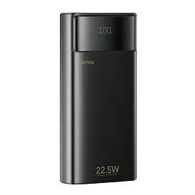 Універсальна мобільна батарея PowerBank 'Remax' 'Piloteer RPP-72' з ліхтариком і кабелями PD 20W+QC 22.5W 20000 mAh