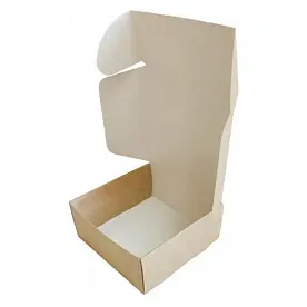 Коробка картонная Самосборная 110х110х50 мм крафт