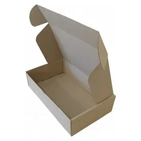 Коробка картонна Самозбірна 370х210х90 мм бура