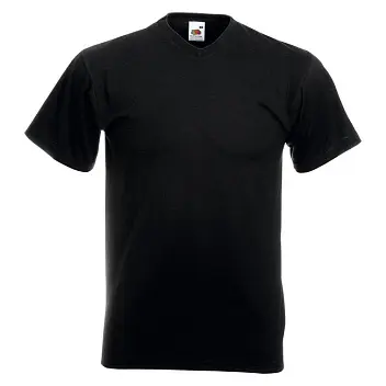 Футболка мужская 'Fruit of the Loom' 'V Neck T' Черный 5697-02