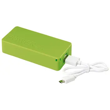 Зарядний пристрій 4000 mAh 'TOP ENERGY' Зеленый 3221-05