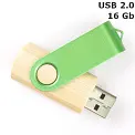 Флешка 'Twister' дерев'яна 16 Gb USB 2.0