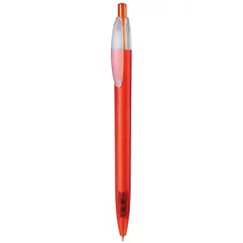 Ручка Lecce Pen матовый полупрозрачный пластик Красный Белый 5465-01