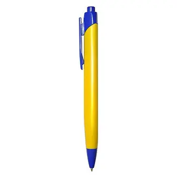 Ручка Uson пластикова Синий Желтый 3926-20