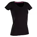 Футболка 'Stedman' 'Claire (V-neck)' Black Opal