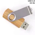 Флешка 'Twister' дерев'яна 64 Gb USB 3.0