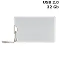 Флешка 'Metal Credit Card' 32 Gb USB 2.0
