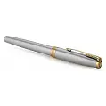 Ручка ролер 'Parker' SONNET 17 Stainless Steel GT RB