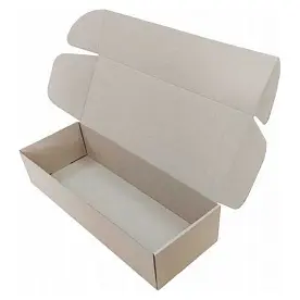 Коробка картонная Самосборная 440х160х95 мм бурая