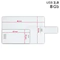 Флешка 'GoodRAM' 'Credit card' 8 Gb USB 2.0