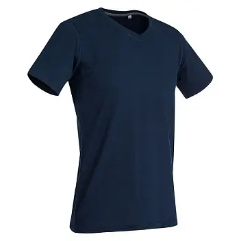 Футболка 'Stedman' 'Clive (V-neck)' Marine Blue Темно-синий 6939-03
